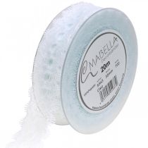 Artikel Spitzenband aus Polyester, 35 mm x 20 m, Weiss, Dekoration und Bastelarbeiten
