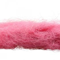 Artikel Bastelmaterial, Sisalgras, Naturmaterial Rosa 300g