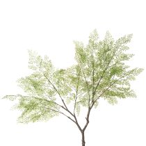 Artikel Künstlicher Baum mit filigranen Blättern 120 cm Grün-Braun Kunststoff