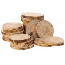 Artikel Holzscheiben rund Natur 6 cm 300 g für Dekoration und Basteln