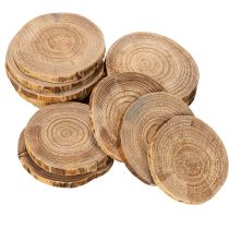 Artikel Holzscheiben rund Natur 6 cm 300 g für Dekoration und Basteln