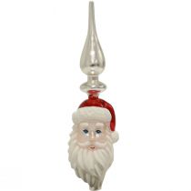 Artikel Baumspitze Glas Weihnachtsmann Christbaumspitze 34cm