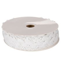 Artikel Baumwoll-Spitzenband Weiss 15 mm x 10 m für Dekoration und Handarbeiten