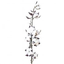 Artikel Baumwollzweig Baumwollblüten Künstlich Braun Weiß L95cm