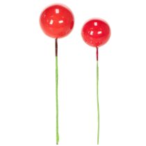 Artikel Künstliche Mini-Weihnachtskugeln Rote Beeren Ø 1,5-2 cm 48 Stück