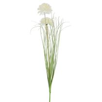 Kunstblumen Kugelblume Allium Zierlauch künstlich Weiß 90cm