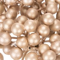 Artikel Künstliche Beerenzweige Champagnerfarben 28 cm 3er-Set für Dekoration