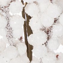 Artikel Künstlicher Winterzweig mit Zapfen und Beeren Weiss 60 cm