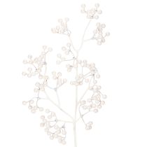 Artikel Künstlicher Beerenzweig Weiss Kunststoff 52cm Weihnachtsdekoration