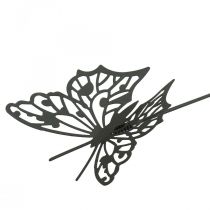 Artikel Blumenstecker Metall Schmetterling Schwarz 10,5×8/44cm 3St