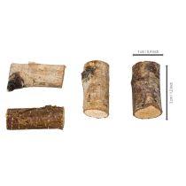 Artikel Deko-Holzstücke Birke mit Rinde 3 cm 300 g für Bastelarbeiten