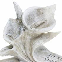 Artikel Grabschmuck Calla-Blüte "Im stillem Gedenken" 10cm x 6cm 4 St