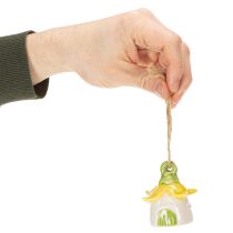 Artikel Hängedeko Blume Keramik Feenhaus als Dekoration zum Aufhängen 6cm 6St