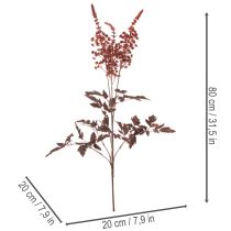 Artikel Künstliche Astilbe Rotbraun 80cm Langstielig für Dekoration