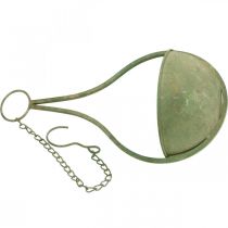 Artikel Blumenampel, Hängeampel, Metall-Deko Garten Ø16cm H38cm