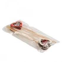 Artikel Blumenstecker Valentinstag Dekostecker Herz Rot 7cm 12 St