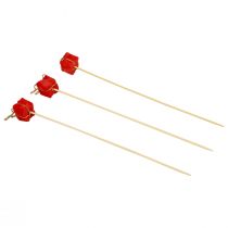 Artikel Blumenstecker Weihnachten Päckchen Deko Rot 2,5cm 15 St