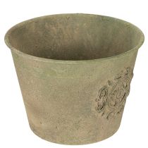 Artikel Blumentopf-Set Metall Grün Vintage Ø22cm–Ø13,5cm, 3 Stück