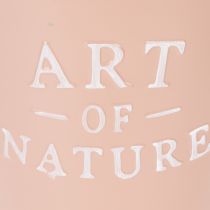 Artikel Zink-Blumentopf Altrosa Ø17,5cm H15cm Art of Nature