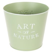 Artikel Zink-Blumentopf Art of Nature Mintgrün Ø17,5cm H15cm Innenbereich