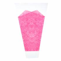 Blumentüte Pink L40cm B12-30cm 50St
