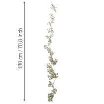Artikel Künstliche Bonsai-Girlande 180 cm grün-weiss für winterliche Dekoration