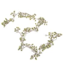 Artikel Künstliche Bonsai-Girlande 180 cm grün-weiss für winterliche Dekoration