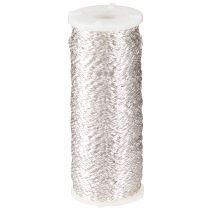 Artikel Bouilloneffektdraht 100g Silber Dekodraht Basteldraht Zickzackform