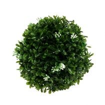 Artikel Buchsbaum-Kugel mit Blüten Grün Deko-Kugel Ø15cm 1St