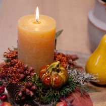 Artikel Bunte Mini Kürbisse am Stab Keramik Deko 5-6,5cm 3 St