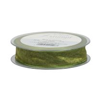 Artikel Chiffonband Organzaband Dekoband Organza Grün 15mm 20m