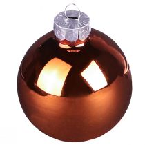 Artikel Christbaumkugeln Glas Ø5cm 24er Set Gold Braun Apricot