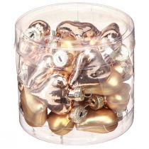 Artikel Weihnachtsdeko Christbaumschmuck Goldene Herzen 3cm 24 St