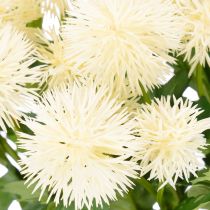Artikel Kunstblume Chrysanthemen Bund Kunststoff cremeweiss 56cm 4 Stück für Innenbereich