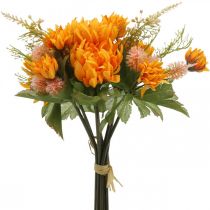 Chrysanthemenstrauß Mix Orange 35cm
