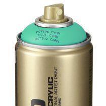 Artikel Sprühdose Neon-Lackspray Halbdeckend Türkis Cyan Fluoreszierend 400ml für Innen und Aussen