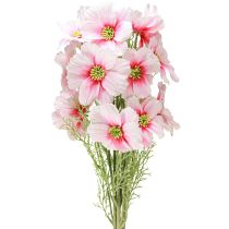Artikel Künstliche Cosmea Blumen Pink 77cm Deko Blüten Kunstpflanzen Seidenblumen 3er Set