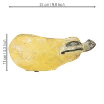 Artikel Deko-Pflanzgefäss Birne aus Beton, Herbstdeko, 25×13×11cm, Gelb