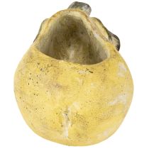 Artikel Deko-Pflanzgefäss Birne aus Beton, Herbstdeko, 25×13×11cm, Gelb