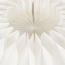 Artikel Wabenpapier Kürbis rund 24 cm weiss für Trockenblumen und Herbstdeko, 4 Stück
