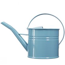 Artikel Deko Giesskanne Metall Blau 28x13x17cm 1,25l für Balkon und Garten