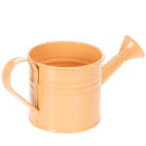 Artikel Deko-Giesskannen-Übertöpfe aus Metall, 8-teilig, 16,5x7 cm, Grün, Gelb, Orange, für Balkon und Küche
