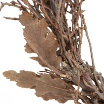 Artikel Landhausstil Deko-Herz Türkranz aus Zweigen mit Eichenlaub, Naturdeko Wandkranz Ø28cm