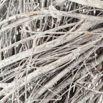 Artikel Deko Kranz groß Ulmenzweige Weißgrau gewaschen Ø50cm