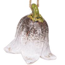 Artikel Deko Maiglöckchen zum Hängen aus Keramik, 7 cm, 3 Stück, Lila Rosa Weiss