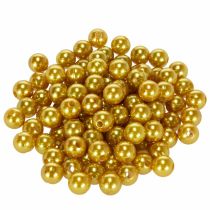 Artikel Deko-Kunststoffperlen Gold Ø10mm 115 Stück – Für Bastel- und Tischdekoration