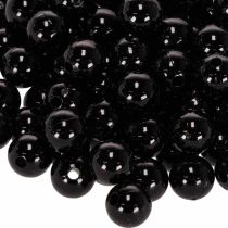 Artikel Dekoperlen Kunststoff Schwarz Ø10mm 115 Stück Bastelzubehör