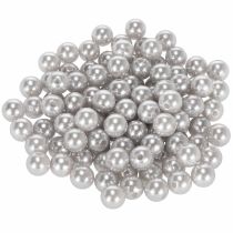 Artikel Dekorationsperlen Kunststoff Silber Ø10mm 115 Stück