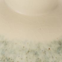 Artikel Keramik Dekoschale Creme Graugrün Ø20cm H16cm für Innenräume
