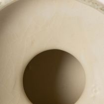Artikel Keramik Dekoschale Creme Graugrün Ø20cm H16cm für Innenräume
